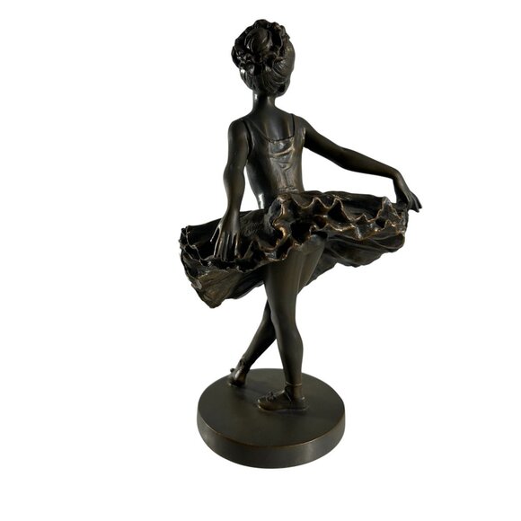 Ballerina Stocking Holder Faux Bronze Elegant Christmas Mantel Dancer Ballet - Picture 3 of 10